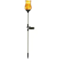 Star Trading Solarleuchte Glas 7 x 5,2 x 14