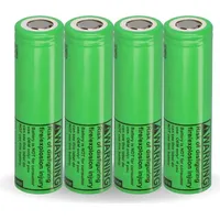 Akkuman 4x LG INR18650-MJ1 3,7V 3500mAh 10A unprotected flat