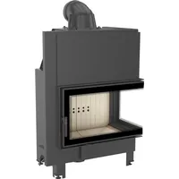 Kratki Kamineinsatz aus Stahl MBO rechts 15 kW Ø