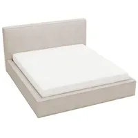 GRAINGOLD Polsterbett mit Bettkasten ¦ beige ¦ Maße (cm):