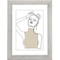 Hama Kopenhagen Holzrahmen grau 50x70 cm 1 St.