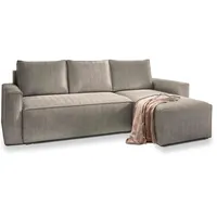 Masseno Ecksofa mit Schlaffunktion L-Form, Sofa mit Bettkasten, Wohnzimmersofa,