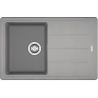 Franke BFG 611-78 eckig Auflagespüle granit grau Handbetätigung 780