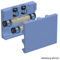 Geberit FlowFit KreuzT-Stk. m. Dämmbox SiBr d16-d16-d16