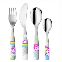 Gnali & Zani Kleine Einhörner Kinderbesteck-Set, 4-tlg. (BIM 001/UNI)