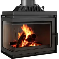 Kratki Kamineinsatz Gusseisen SIMPLE links 8 kW Ø 200