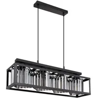 ETC Shop Kristall Pendelleuchte Hängelampe Wohnzimmer modern Hängeleuchte Esstisch