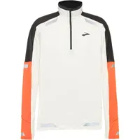 Brooks Herren Run Visible 1/2 Zip 2.0 weiß