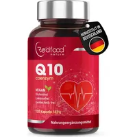 Redfood - Coenzym Q10 100 mg hochdosiert, 240 vegane