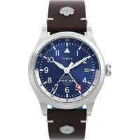 Timex Herren Analog Quarz Armbanduhr Waterbury GMT x Pan