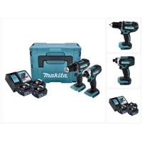 Makita DLX 2127 J1 Akku Combo Kit DDF 482