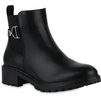 VAN HILL Damen Klassische Stiefeletten in Schwarz 40 -