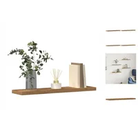 VidaXL Wandregale 4 Stk. Artisan-Eiche 40x10x1,5 cm Holzwerkstoff
