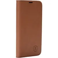 JT Berlin Echtleder BookCase Tegel Apple iPhone 16 cognac