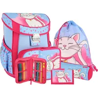 Spirit Schulranzen Set CAT WHITE 5 teilig Serie VISION