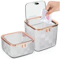 Tinyyo BELLE VOUS 2er Set Kleiner Abfalleimer mit Deckel