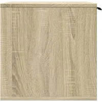 VidaXL Katzenklo Sonoma Eiche 80x50x45 cm Holzwerkstoff