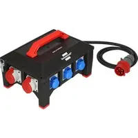 Brennenstuhl Professional Gummi-Baustromverteiler BSV 5-32A FI Typ B 2m