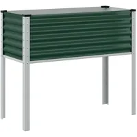 VidaXL Pflanzkübel Grün 100x41x90 cm Stahl
