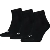 Puma Unisex Quarter Sock, Black, 47/49