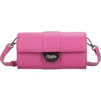 Buffalo Clutch Curve Night mit dekorativem Clip-Metallverschluss pink Pink