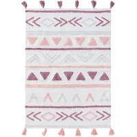 Lytte Kinderteppich, Rosa, 120x170 cm, - Waschbarer Teppich Kinderzimmer