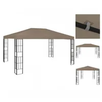 VidaXL Pavillon 4x3 m Taupe
