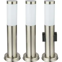 ETC Shop 3er Set Stehleuchten für den Garten mit