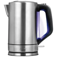 MPM MCZ-121M Wasserkocher 1,7L, Edelstahlgehäuse, 2200W, Automatische Deckelöffnung, Blau