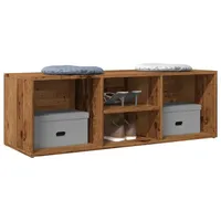 VidaXL Schuhbank Altholz-Optik 105x35x35 cm Holzwerkstoff