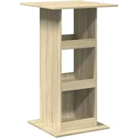 VidaXL Bartisch mit Ablagen Sonoma-Eiche 60x60x102 cm Holzwerkstoff