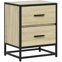 VidaXL Nachttisch Sonoma-Eiche 40x31x50 cm Holzwerkstoff