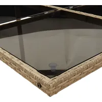 VidaXL Garten-Essgruppe 5-tlg. Beige