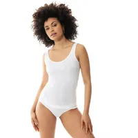 MEY Noblesse Classic Cami-Top Weiß Baumwolle 38 Damen
