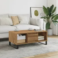 VidaXL Couchtisch Artisan-Eiche 90x50x36,5 cm Holzwerkstoff - Braun
