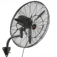 Vevor Nebelventilator, 61,6 cm oszillierender, wasserdichter Ventilator, 3 Geschwindigkeiten,