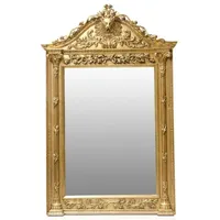 Casa Padrino Luxus Barock Standspiegel Gold - Handgefertigter Massivholz