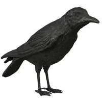 Casa Padrino Luxus Bronze Skulptur Vogel Rabe Schwarz 61
