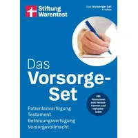 Stiftung Warentest Das Vorsorge-Set