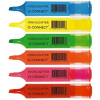 Q-Connect Textmarker Keilspitze 2-5 mm, VE=6 Stück sortiert