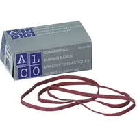 Alco Alco, Gummibänder im Karton/748 80x 4 mm rot