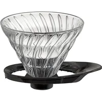 Hario V60 Glass Dripper 02 Kaffeefilter (Handfilter) schwarz