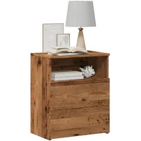 VidaXL Nachttisch Altholz-Optik 50x32x60 cm Holzwerkstoff