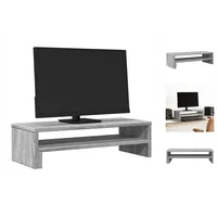 VidaXL Monitorständer Grau Sonoma 54x22x15 cm Holzwerkstoff