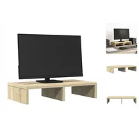 VidaXL Monitorständer Sonoma-Eiche 50x27x10 cm Holzwerkstoff