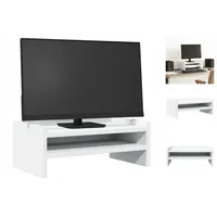VidaXL Monitorständer Weiß 42x24x16 cm Holzwerkstoff