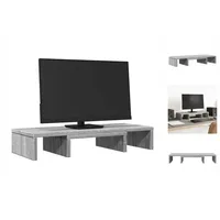 VidaXL Monitorständer Verstellbar Grau Sonoma 60x24x10,5 cm