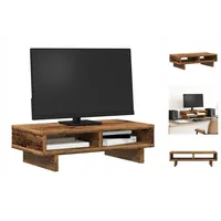VidaXL Monitorständer Altholz-Optik 50x27x15 cm Holzwerkstoff