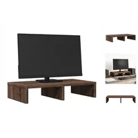 VidaXL Monitorständer Eichen-Optik 50x27x10 cm Holzwerkstoff