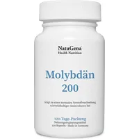 NatuGena Molybdän 200 | 120 Kapseln | 200 μg
